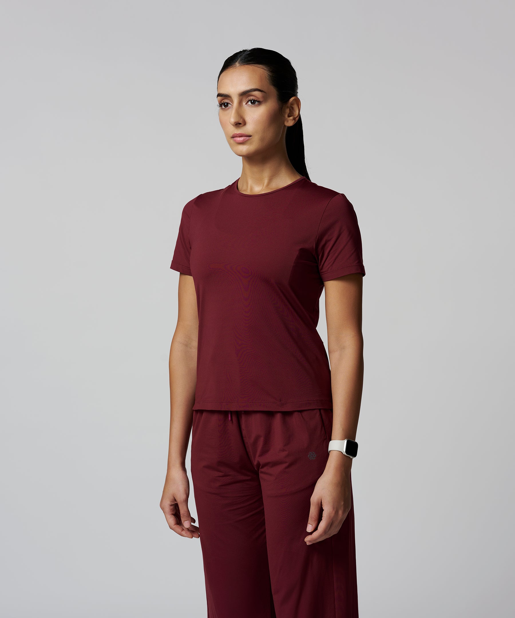 $t4option1_0 | Burgundy T-shirt