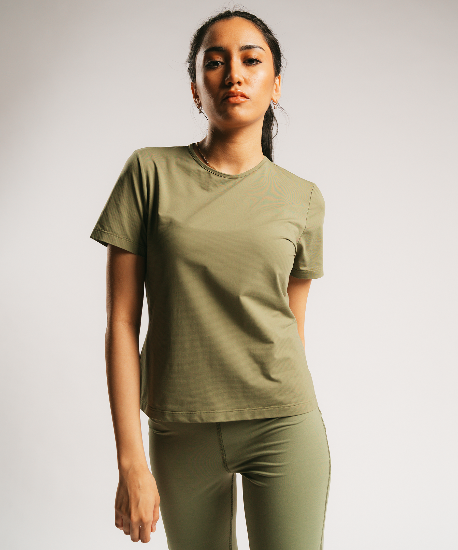 $t4option1_1 | Olive Green T-shirt