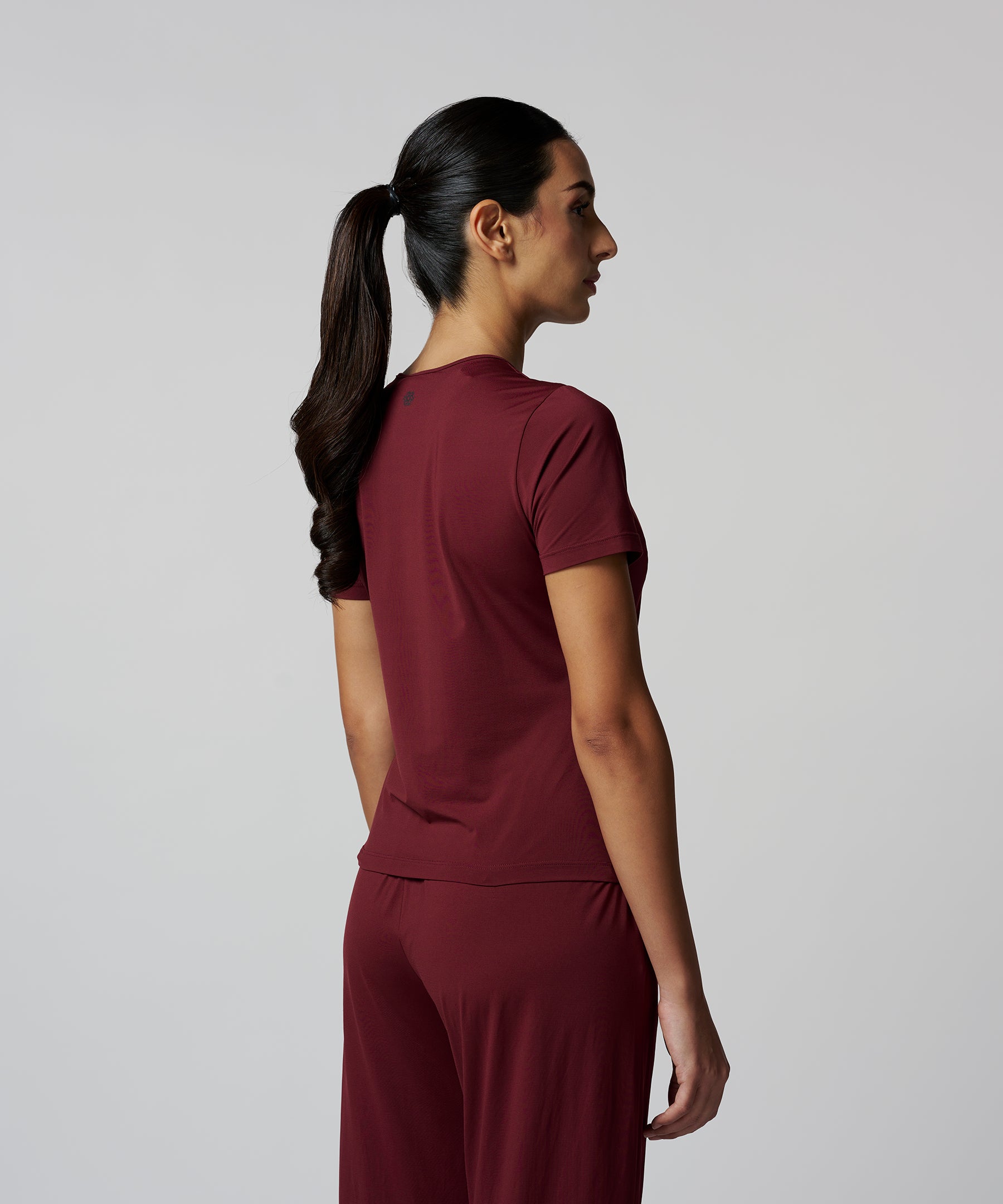 $t4option1_0 | Burgundy T-shirt