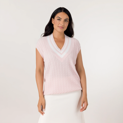 Cable Cashmere Vest