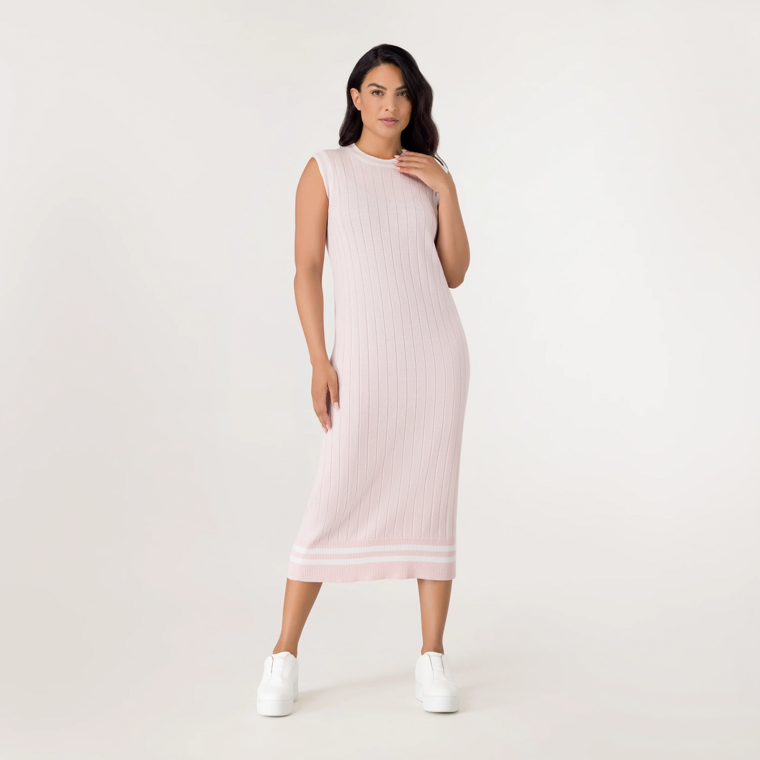 Cable Cashmere Dress