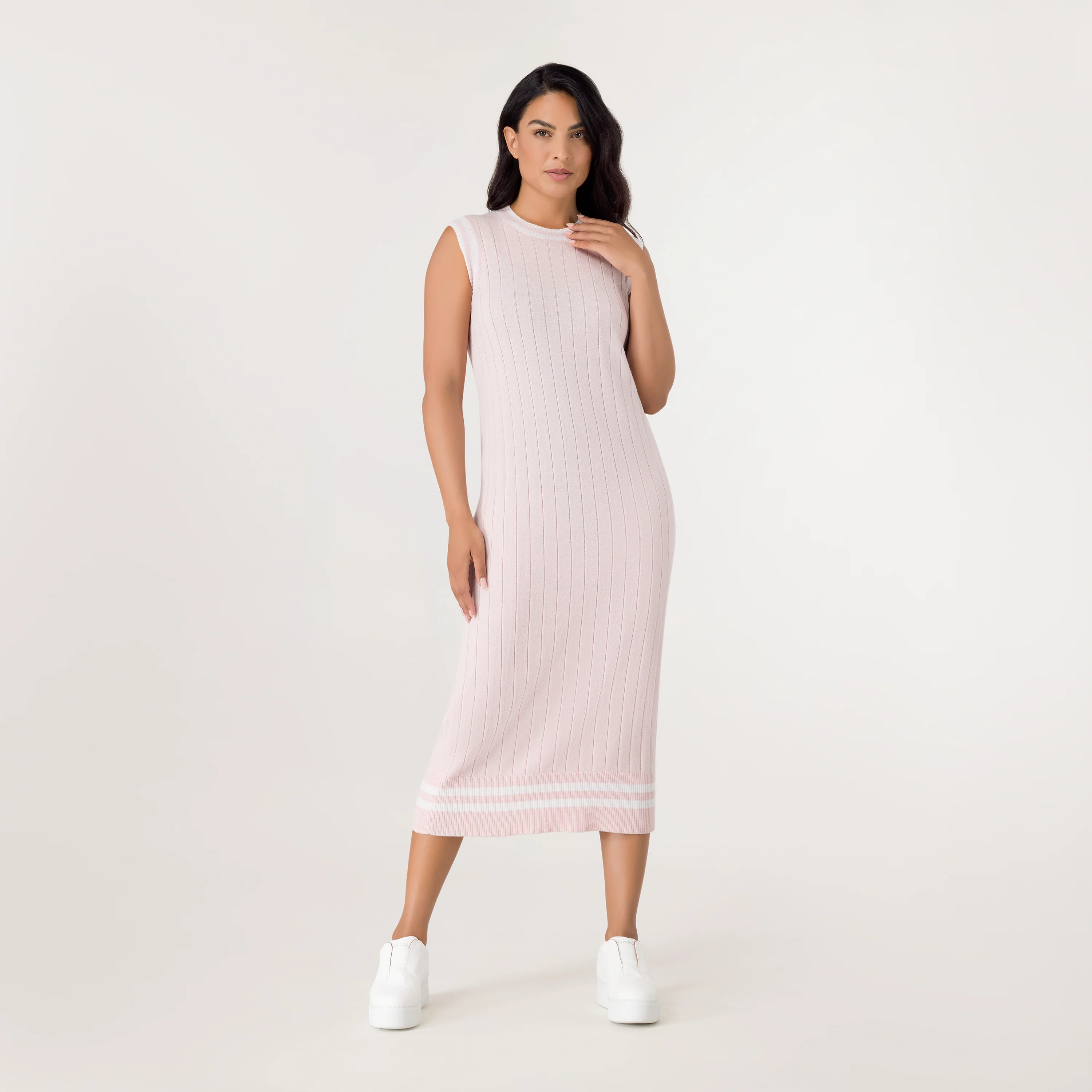 Cable Cashmere Dress