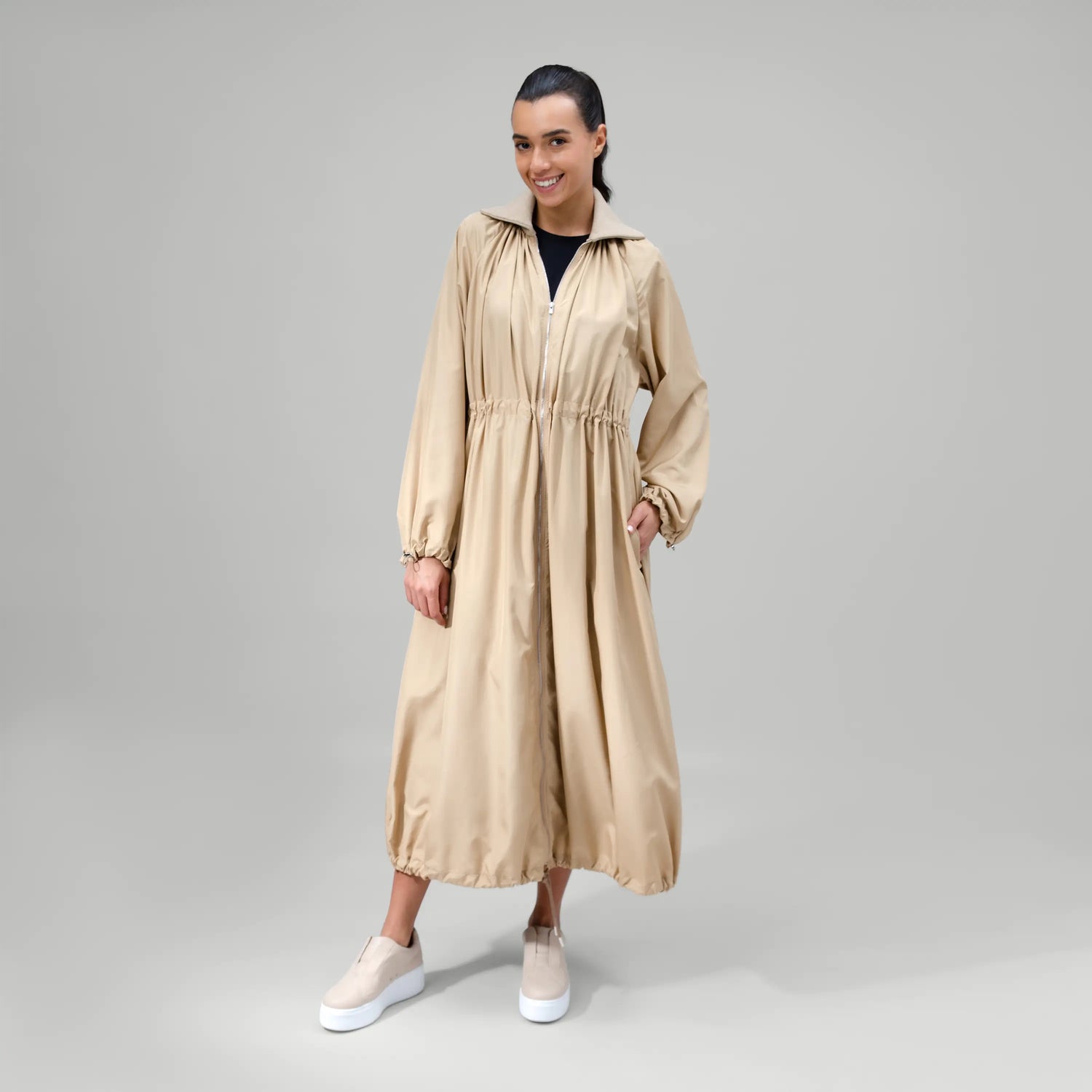 Zip Front Parka
